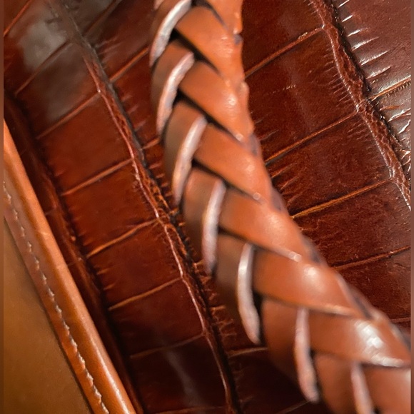 Brighton Leather Long Adjustable Shoulder strap, stationary Hand Strap Bag Purse - Picture 3 of 11